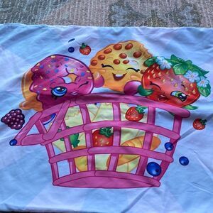 Shopkins Twin Flat Sheet and Pillowcase